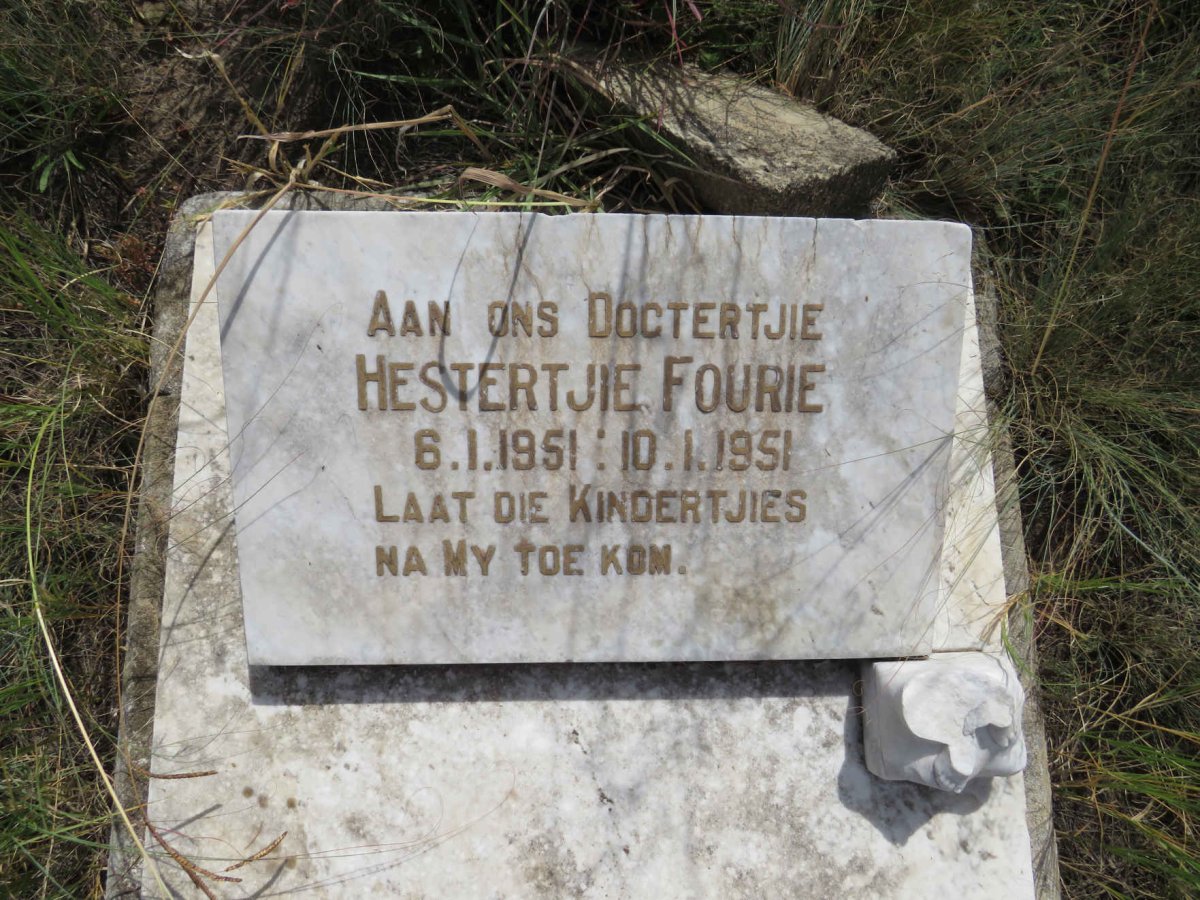 FOURIE Hestertjie 1951-1951