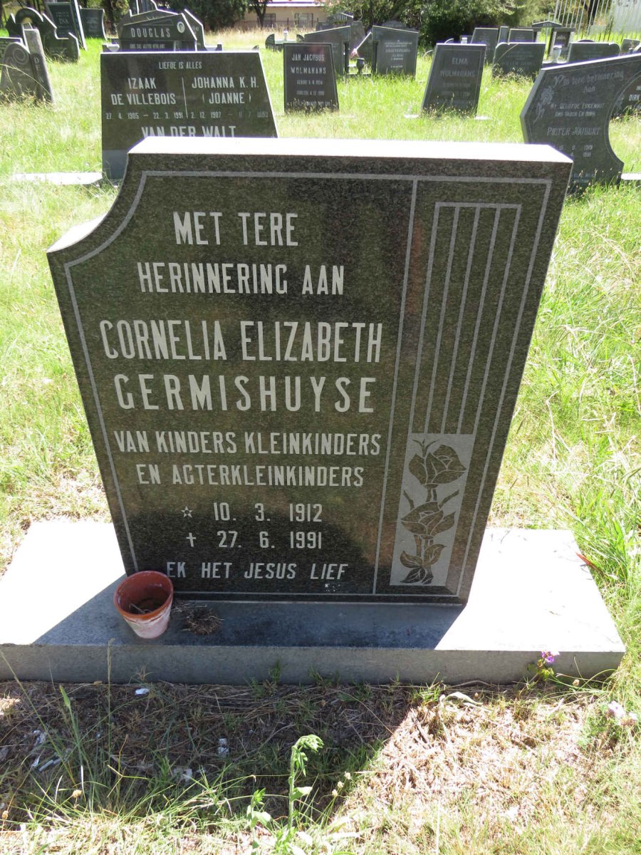 GERMISHUYSE Cornelia Elizabeth 1912-1991