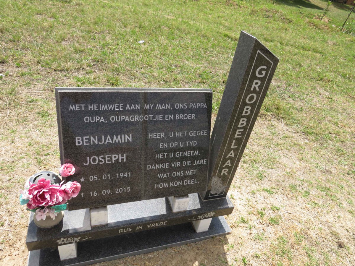 GROBBELAAR Benjamin Joseph 1941-2015