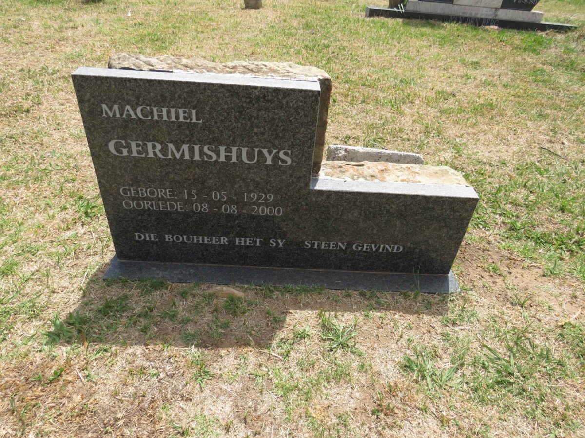 GERMISHUYS Machiel 1929-2000