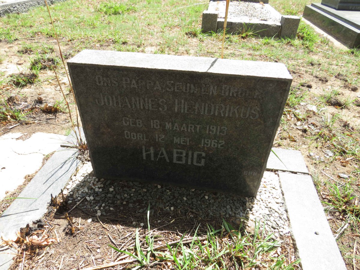 HABIG Johannes Hendrikus 1913-1962