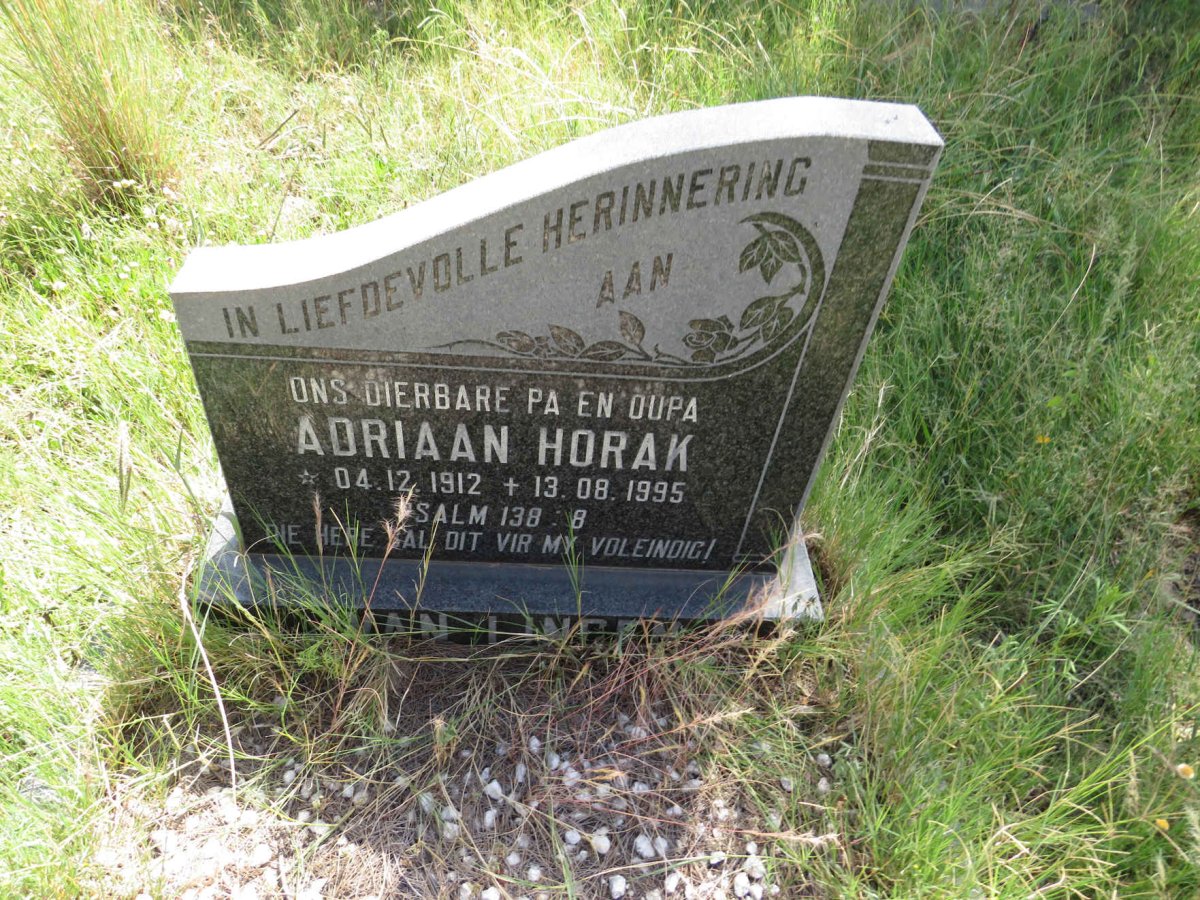 HORAK Adriaan 1912-1995