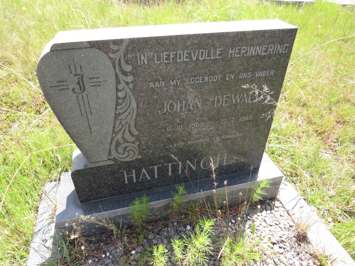 HATTINGH Johan Dewald 1905-1968