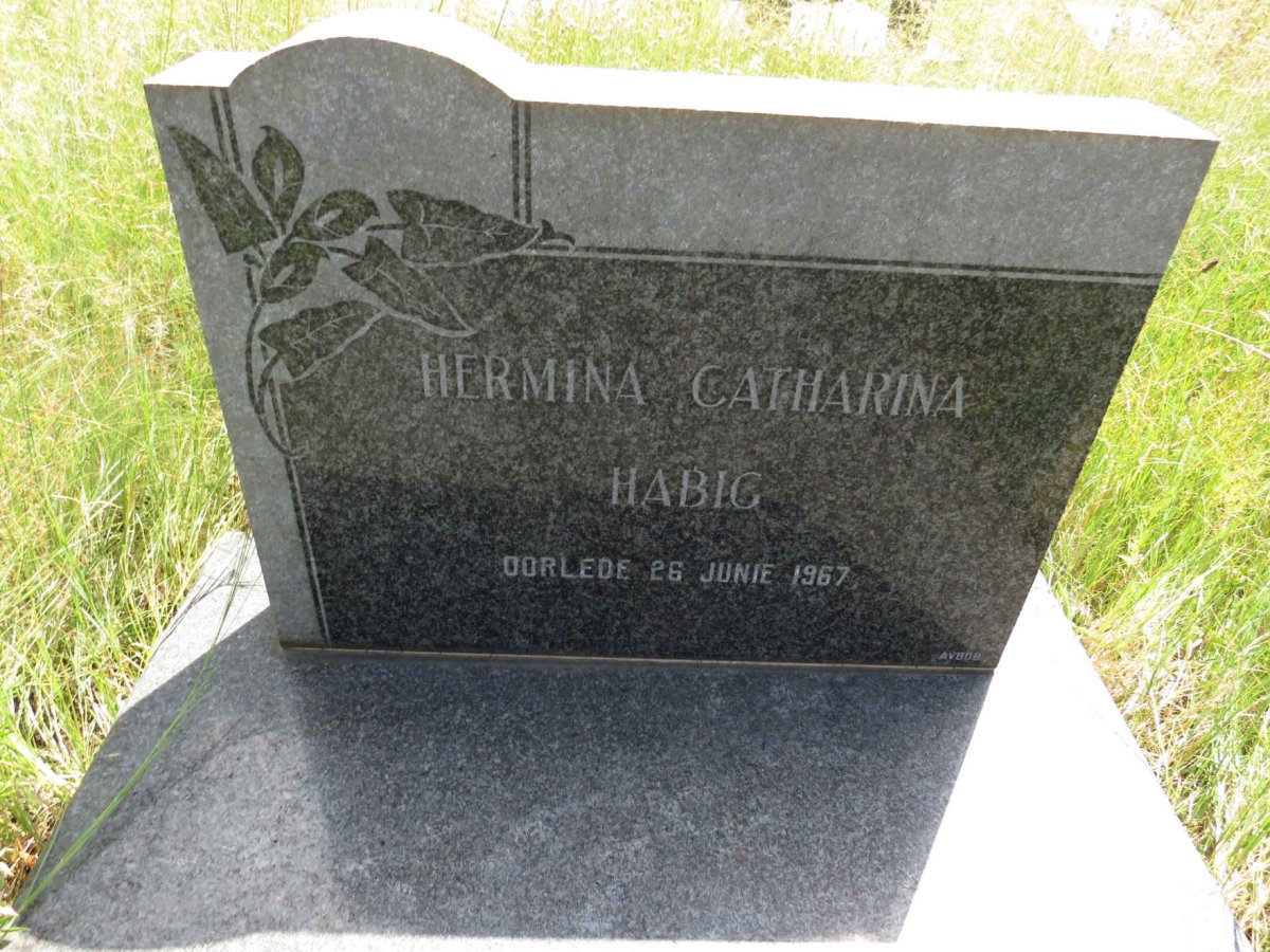 HABIG Hermina Catharina -1967