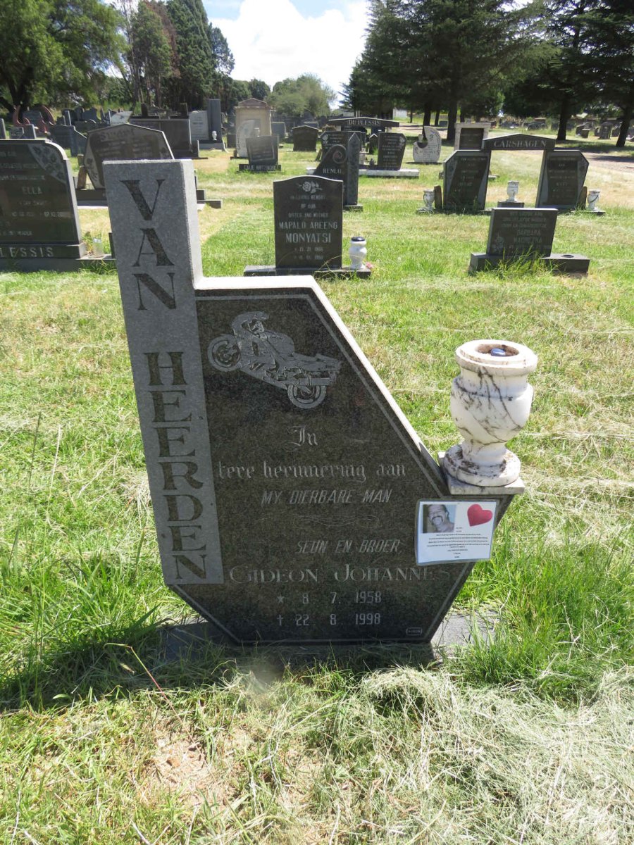 HEERDEN Gideon Johannes, van 1958-1998 _1