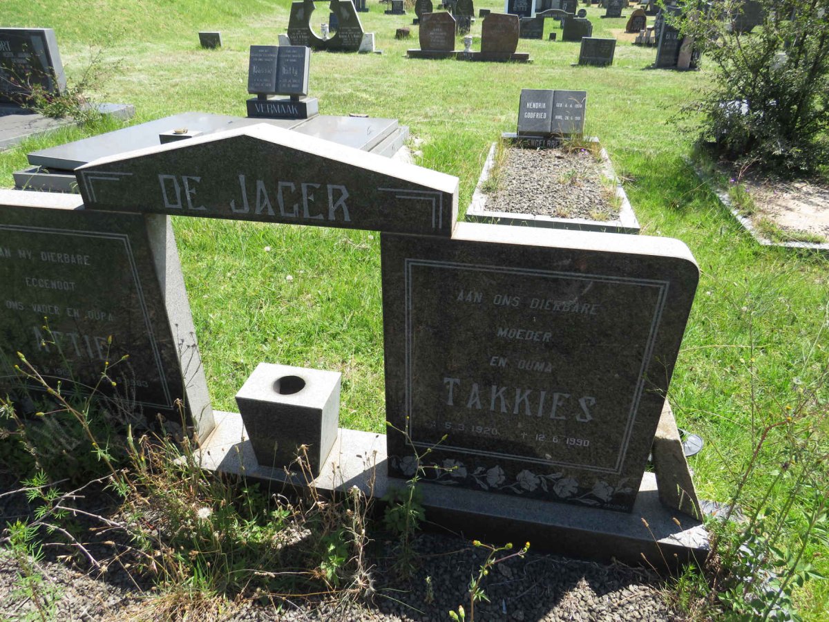 JAGER Attie, de 1919-1983& Takkies 1920-1990 _2