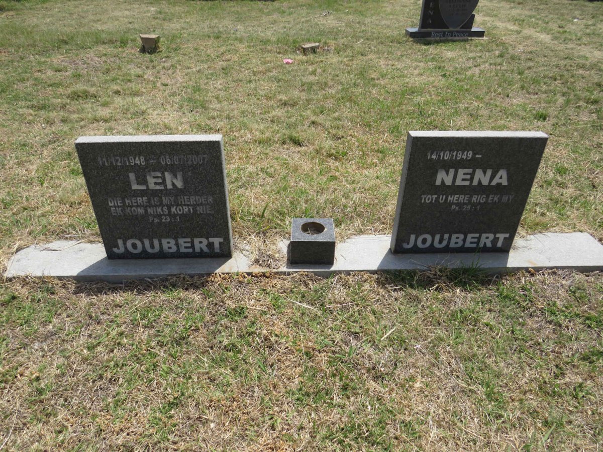 JOUBERT Len 1948-2007 & Nena 1949- 
