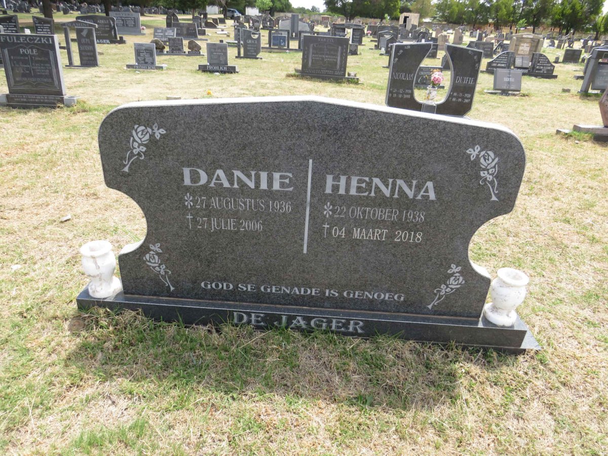 JAGER Danie, de 1936-2006 & Henna 1938-2018