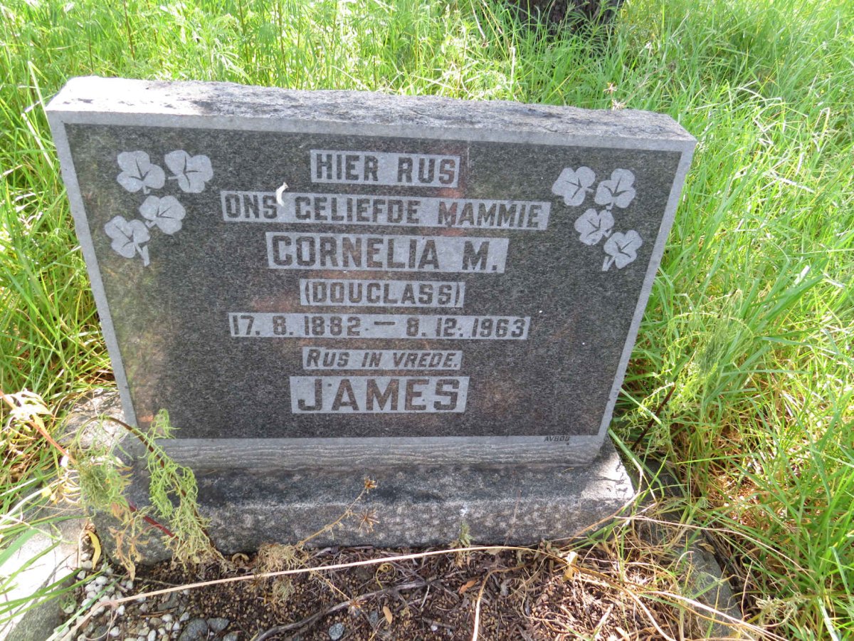 JAMES Cornelia M. nee DOUGLASS 1882-1963