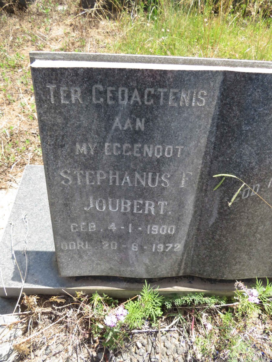 JOUBERT Stephanus F. 1900-1972