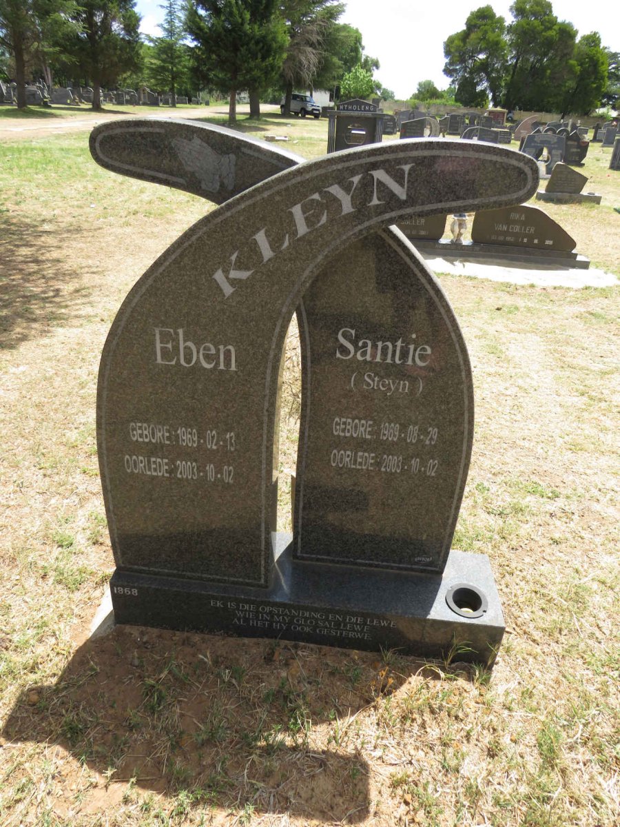 KLEYN Eben 1969-2003 & Santie STEYN 1969-2003