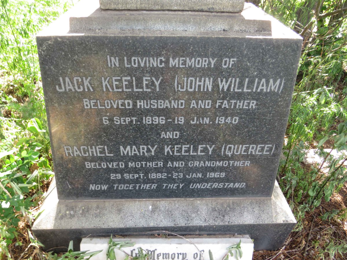 KEELEY John William 1896-1940 & Rachel Mary QUEREE 1882-1969 _2
