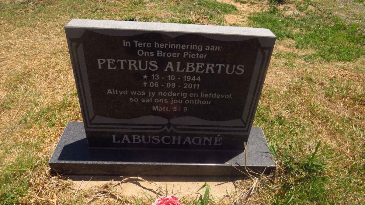 LABUSCHAGNE Petrus Albertus 1944-2011