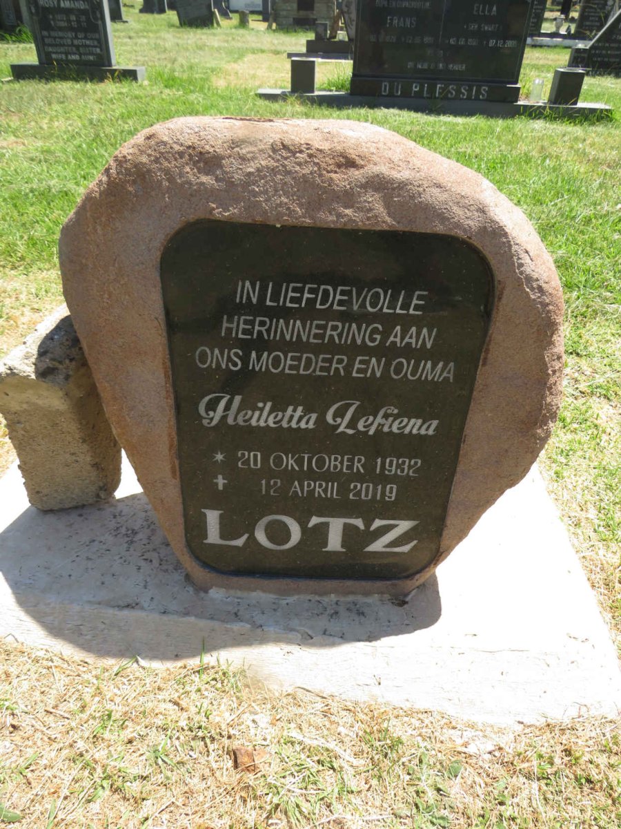 LOTZ Heiletta Lefiena 1932-2019