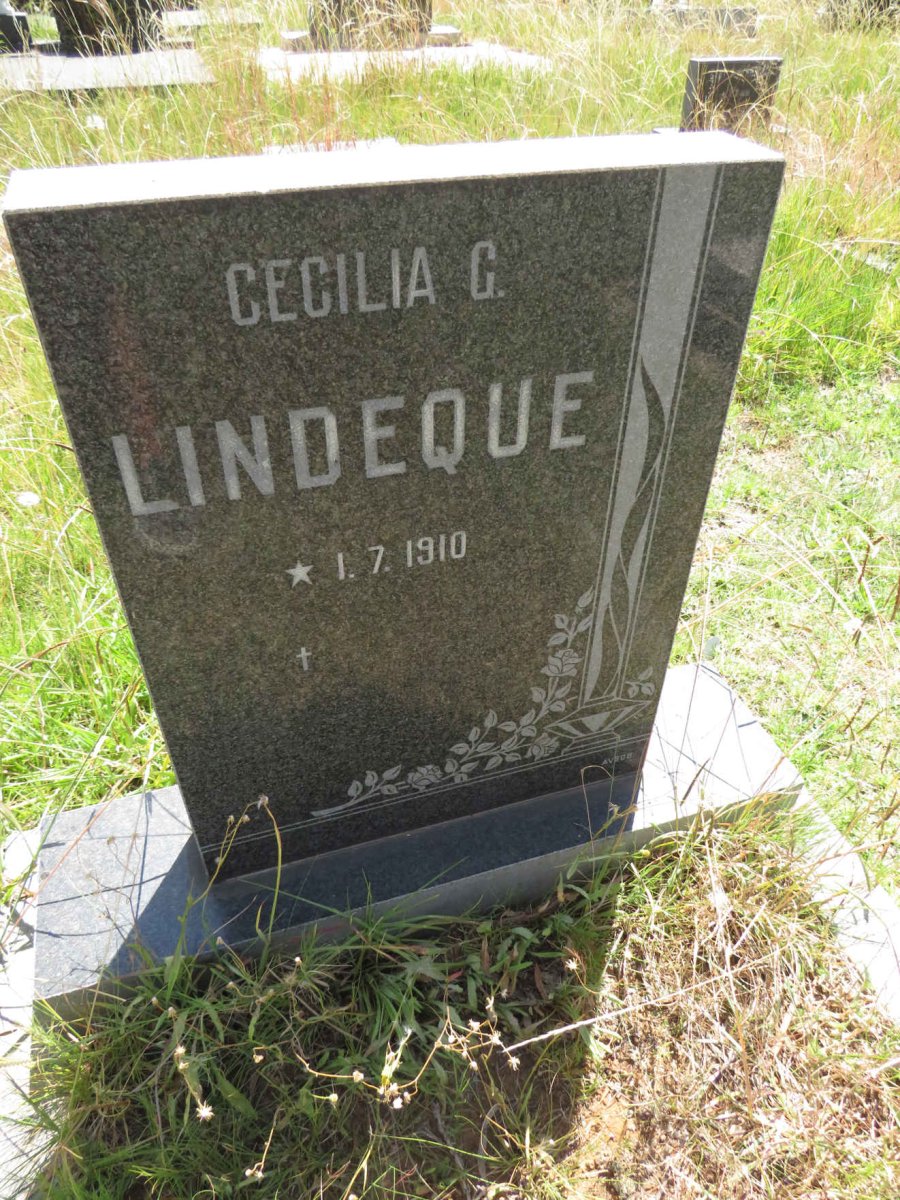 LINDEQUE Cecilia G. 1910-