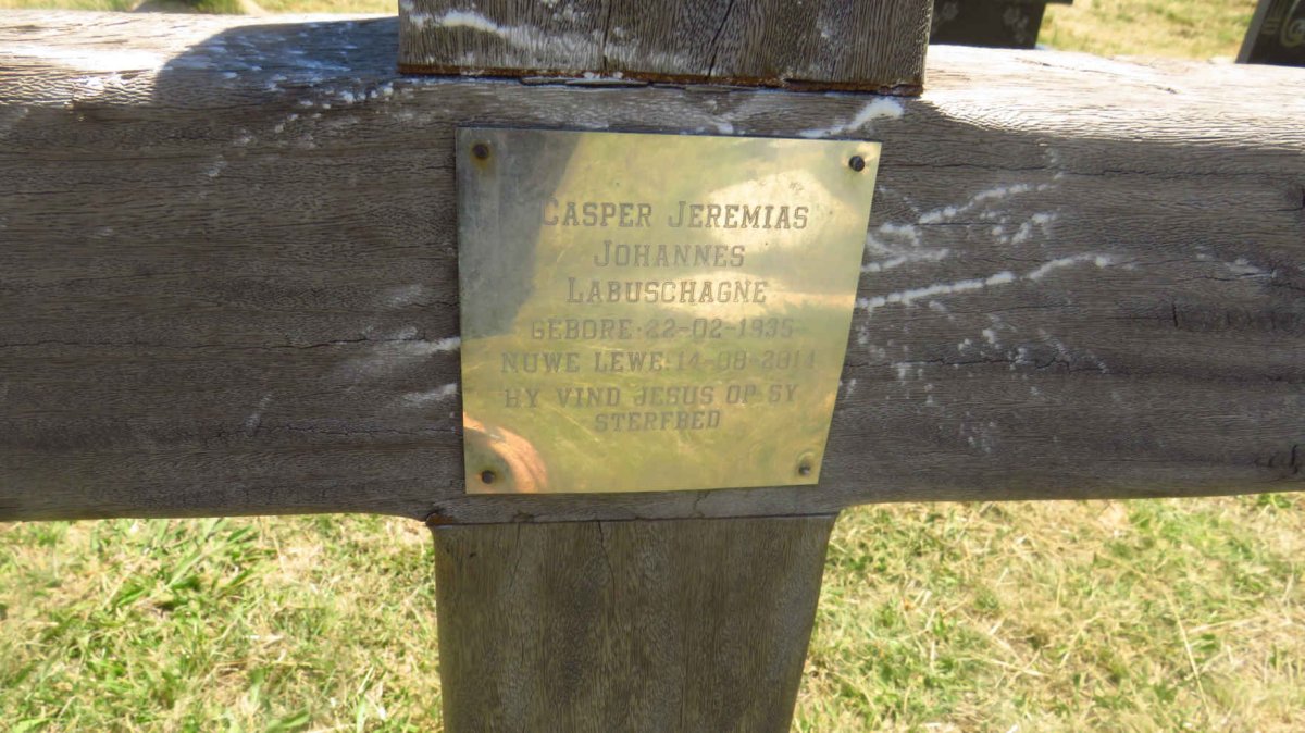 LABUSCHAGNE Casper Jeremias Johannes 1930-2014