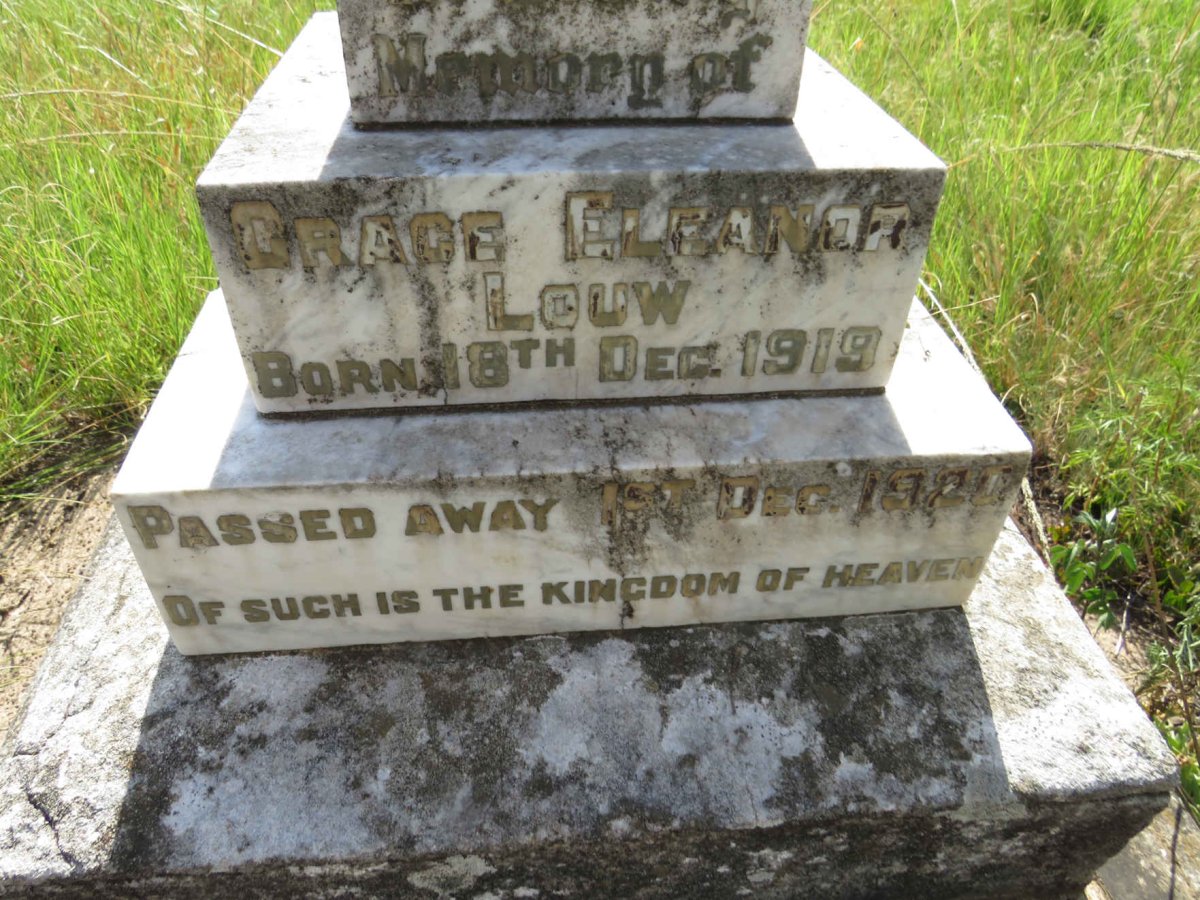 LOUW Grace Eleanor 1919-1920