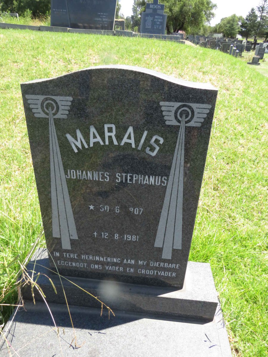 MARAIS Johannes Stephanus 1907-1981