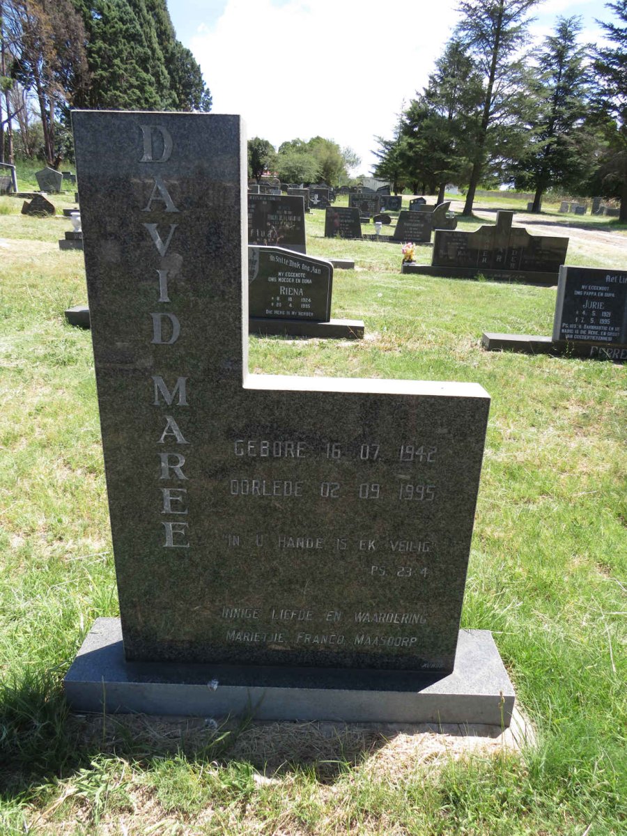 MAREE David 1942-1995