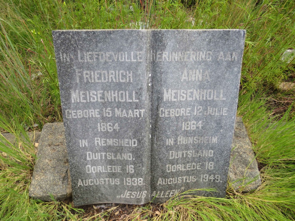 MEISENHOLL Friedrich 1864-1938 & Anna 1864-1949