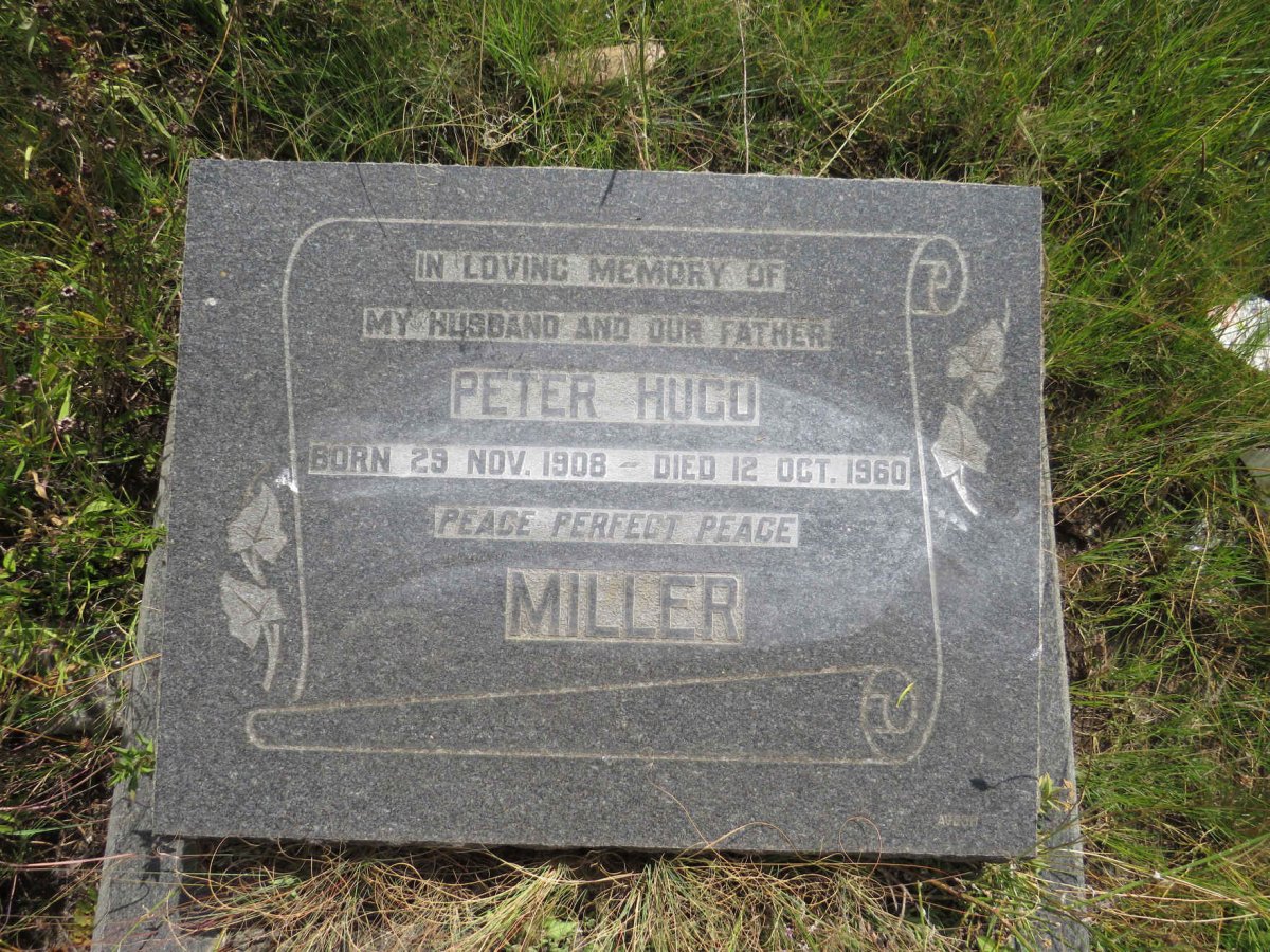MILLER Peter Hugo 1908-1960
