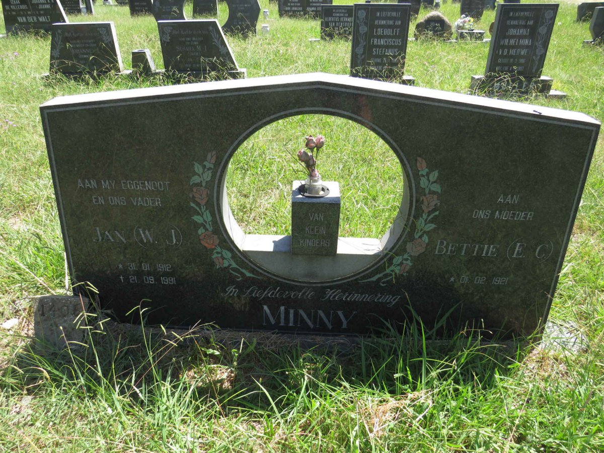 MINNY W.J. 1912-1991 & E.C. 1921-