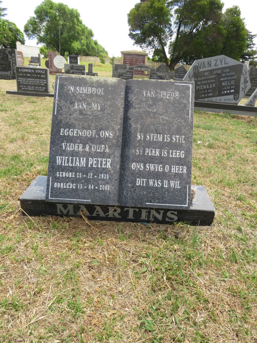MAARTENS William Peter 1935-2001