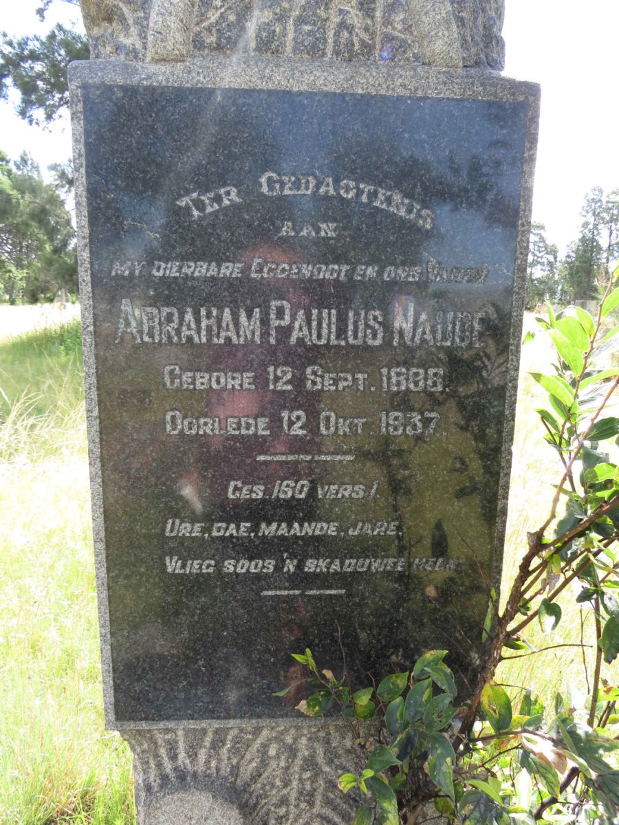 NAUDE Abraham Paulus 1888-1937