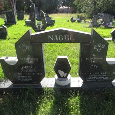 NAGEL Jacobus Johannes 1933-2004 & Joey 1933-1990
