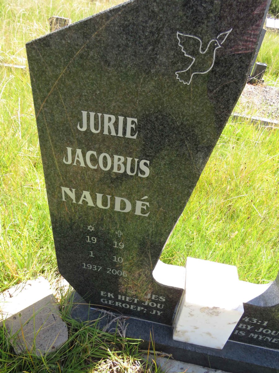 NAUDE Jurie Jacobus 1937-2006