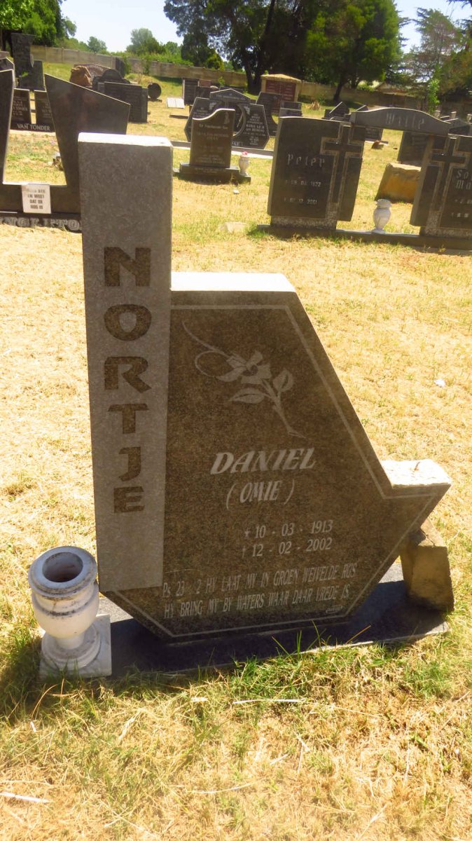 NORTJE Daniel 1913-2002