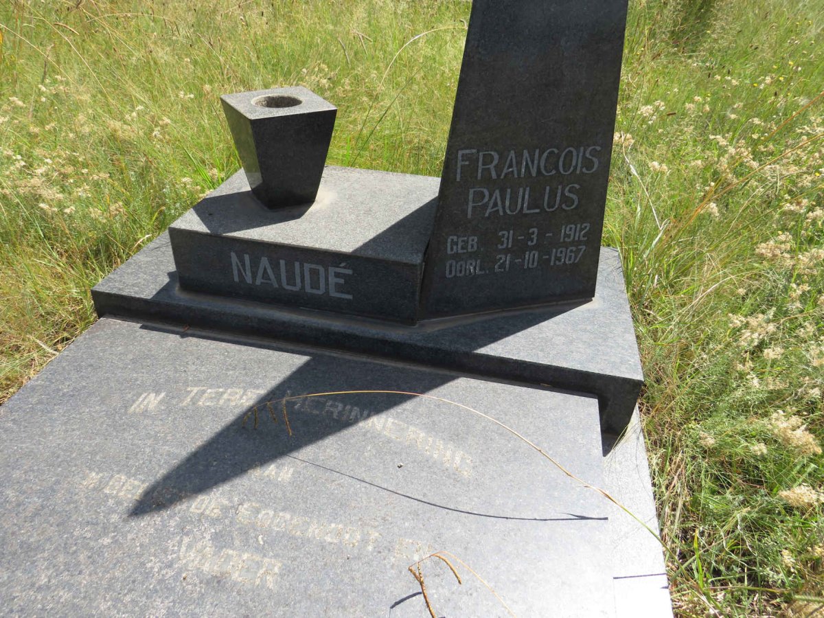 NAUDE Francois Paulus 1912-1967