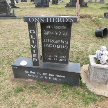OLIVIER Jurgens Jacobus 1946-2003