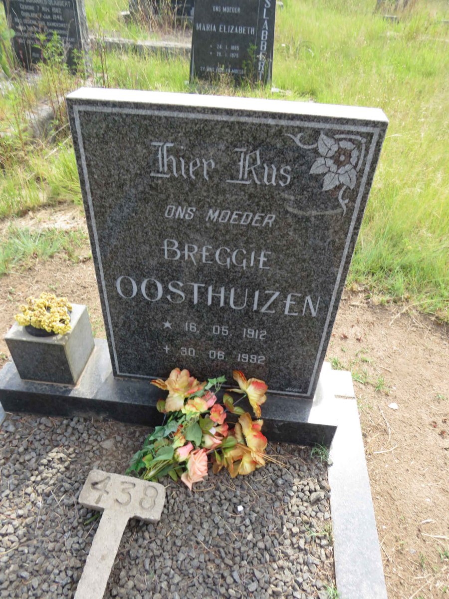 OOSTHUIZEN Breggie 1912-1992