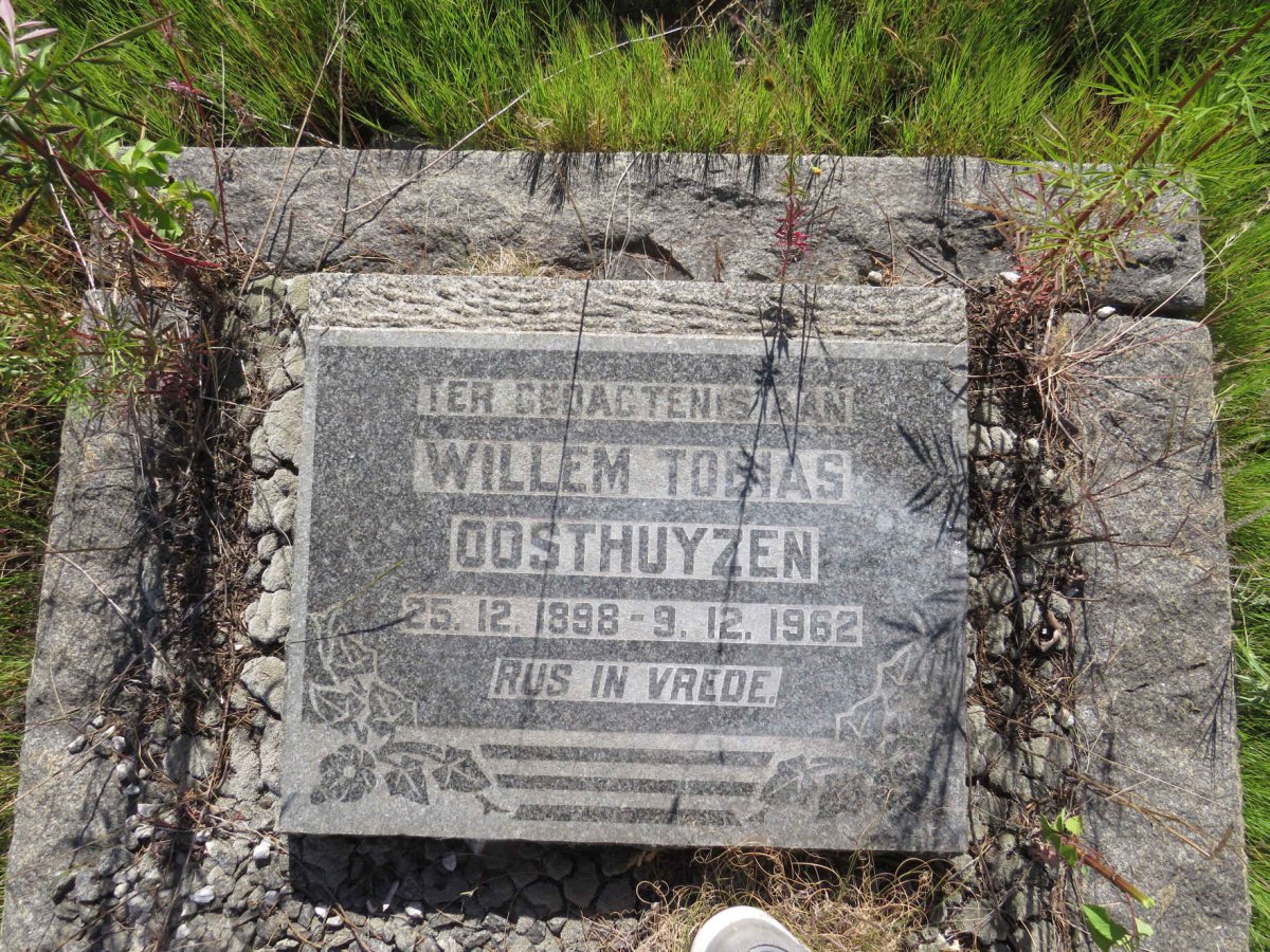 OOSTHUYZEN Willem Tobias 1898-1962