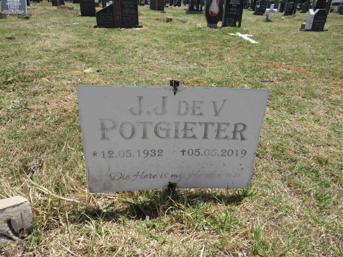 POTGIETER J.J. de V. 1932-2019