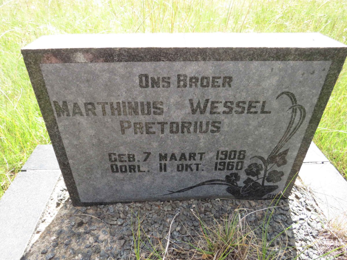 PRETORIUS Marthinus Wessel 1908-1960