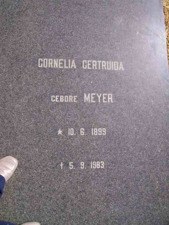 PIETERS Cornelia Gertruida nee MEYER 1899-1983