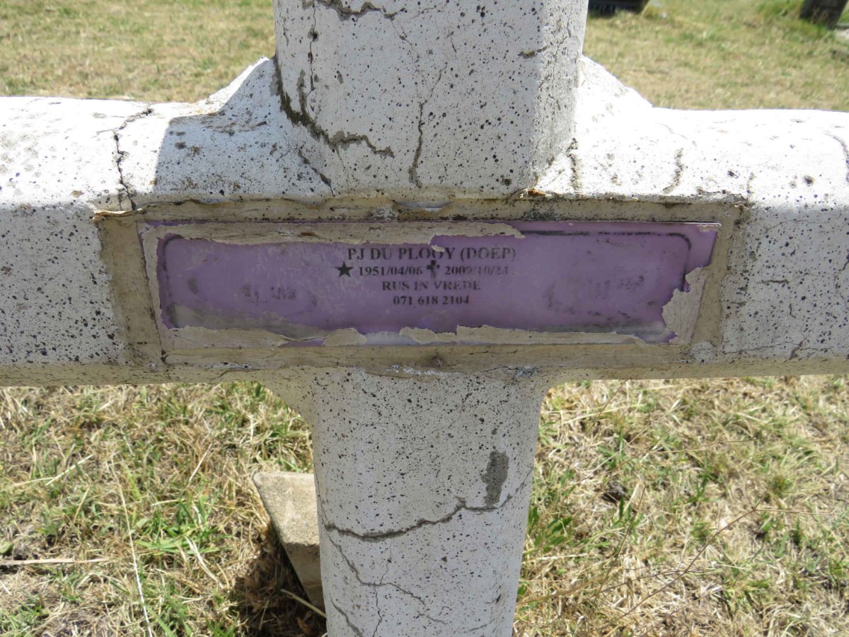 PLOOY P.J., du 1951-2009