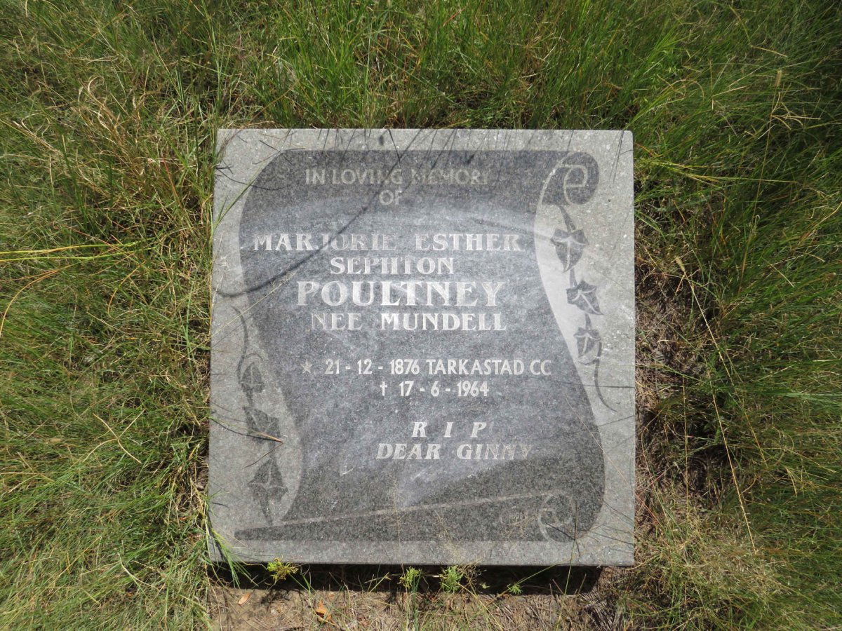 POULTNEY Marjorie Esther Sephton nee MUNDELL 1876-1964