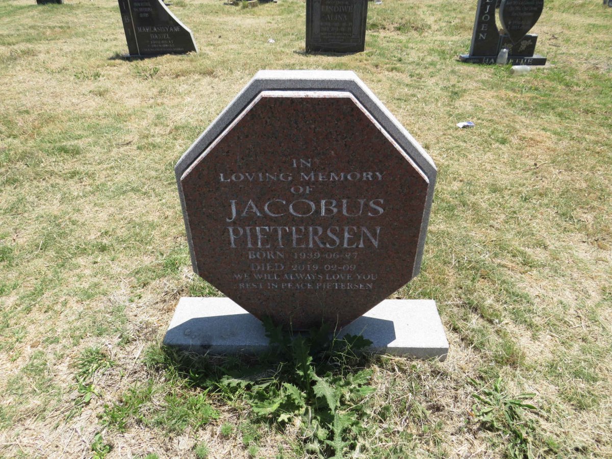 PIETERSEN Jacobus 1939-2019