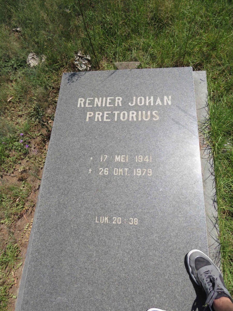 PRETORIUS Renier Johan 1941-1979