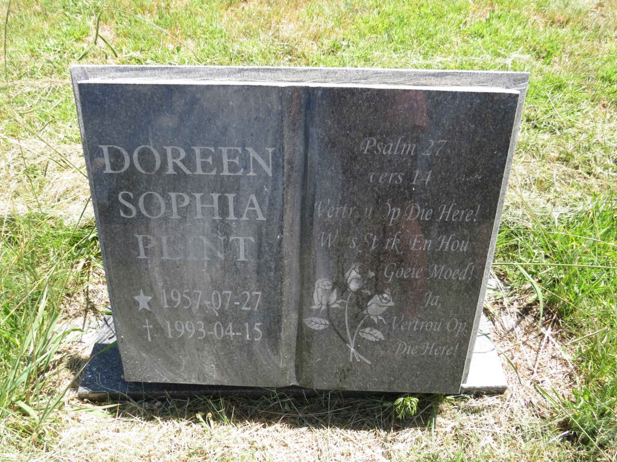 PLINT Doreen Sophia 1957-1993
