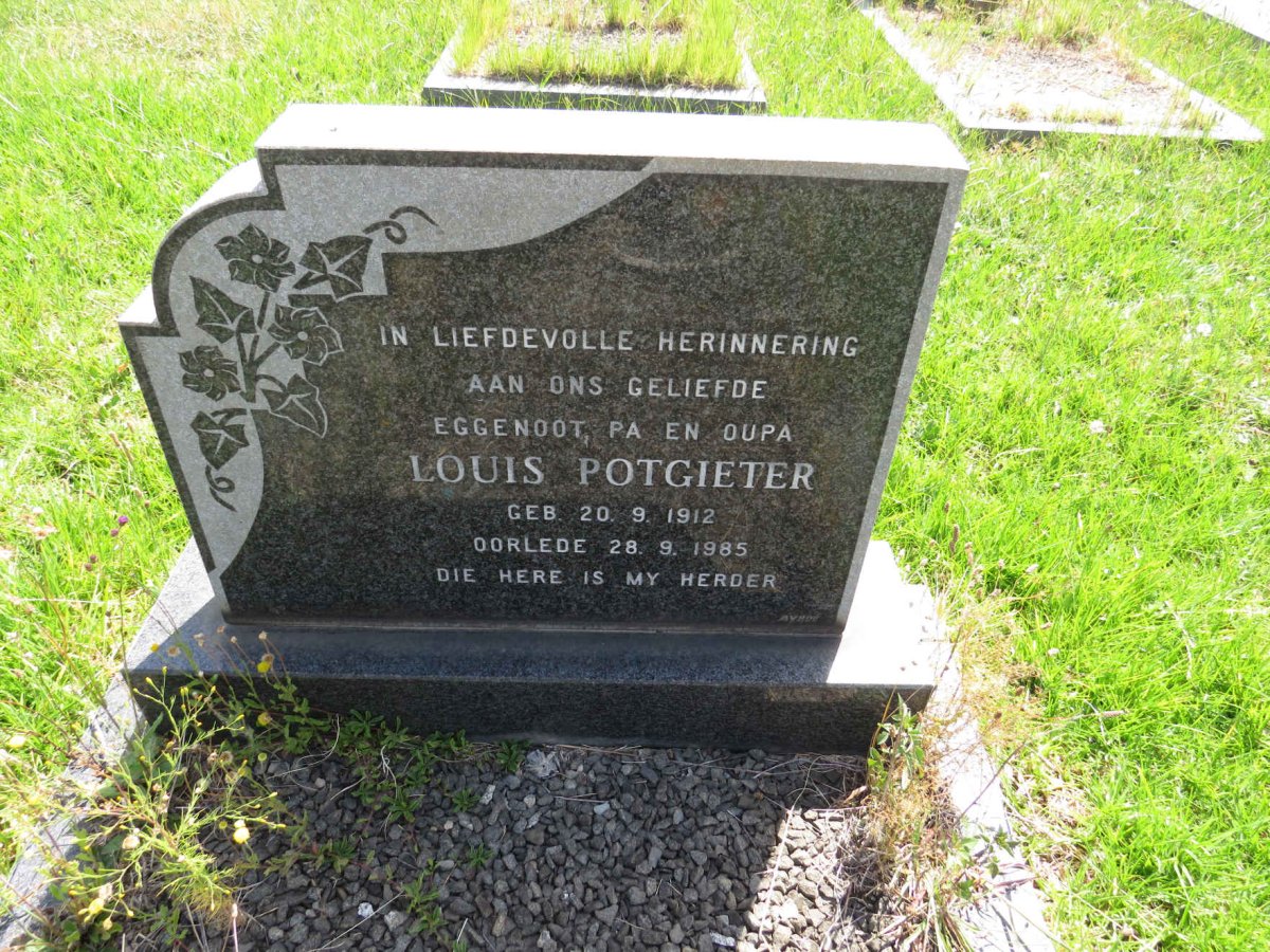 POTGIETER Louis 1912-1985
