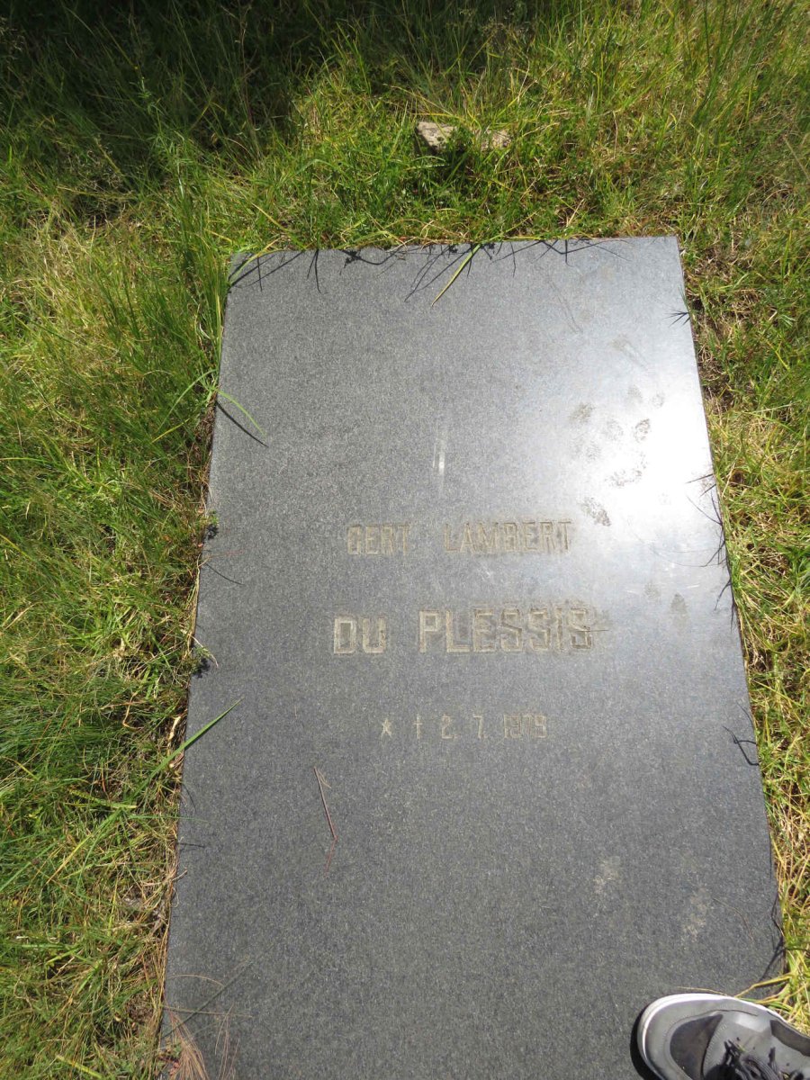 PLESSIS Gert Lambert, du 1979-1979