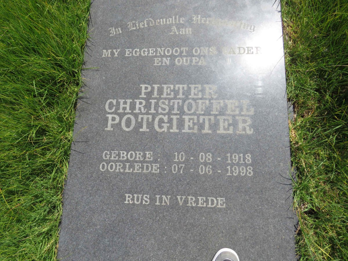 POTGIETER Pieter Christoffel 1918-1998