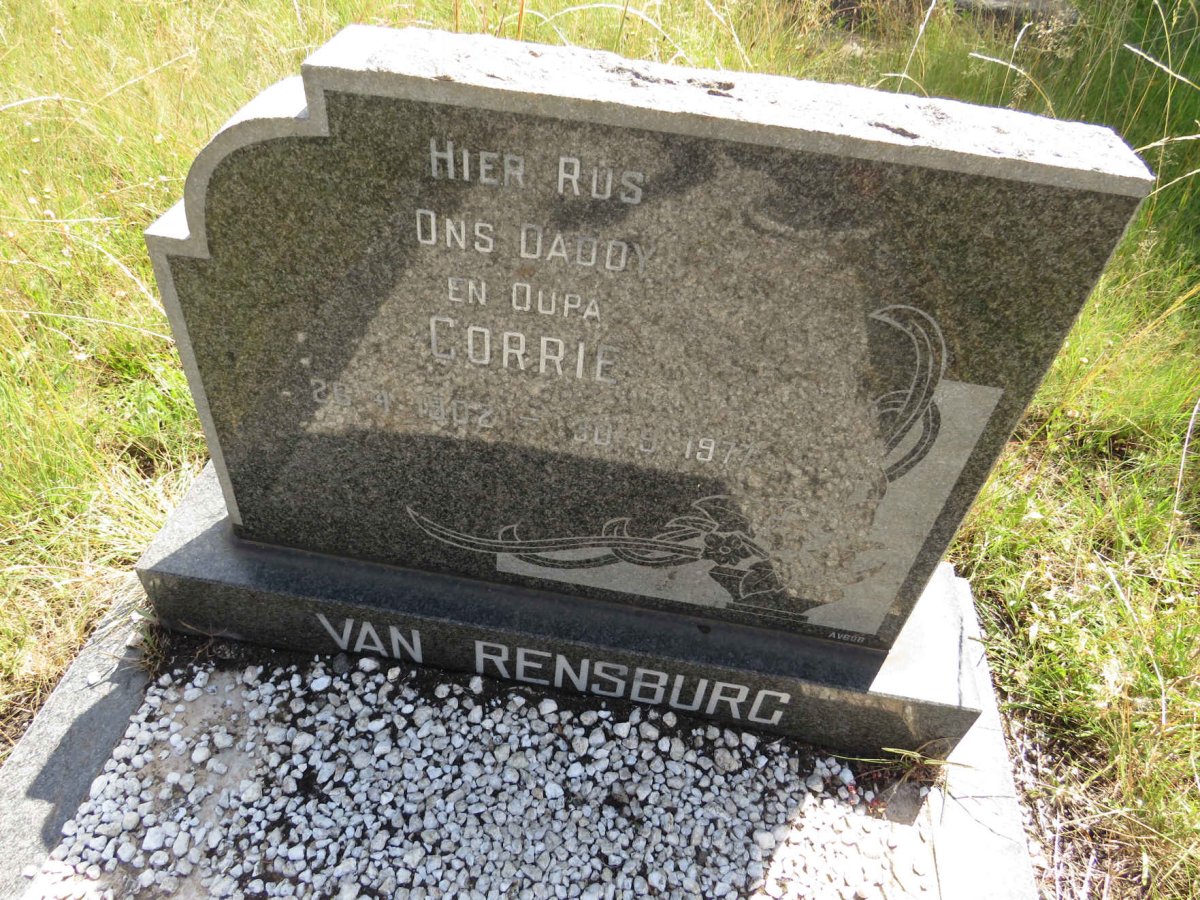 RENSBURG Corrie, van 1902-1977