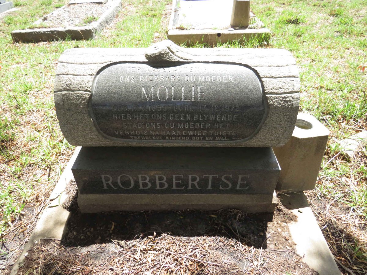 ROBBERTSE Mollie 1893-1972