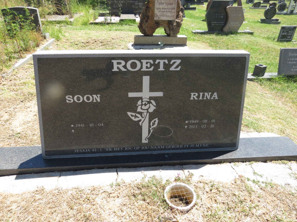 ROETZ Soon 1941- & Rina 1949-2013