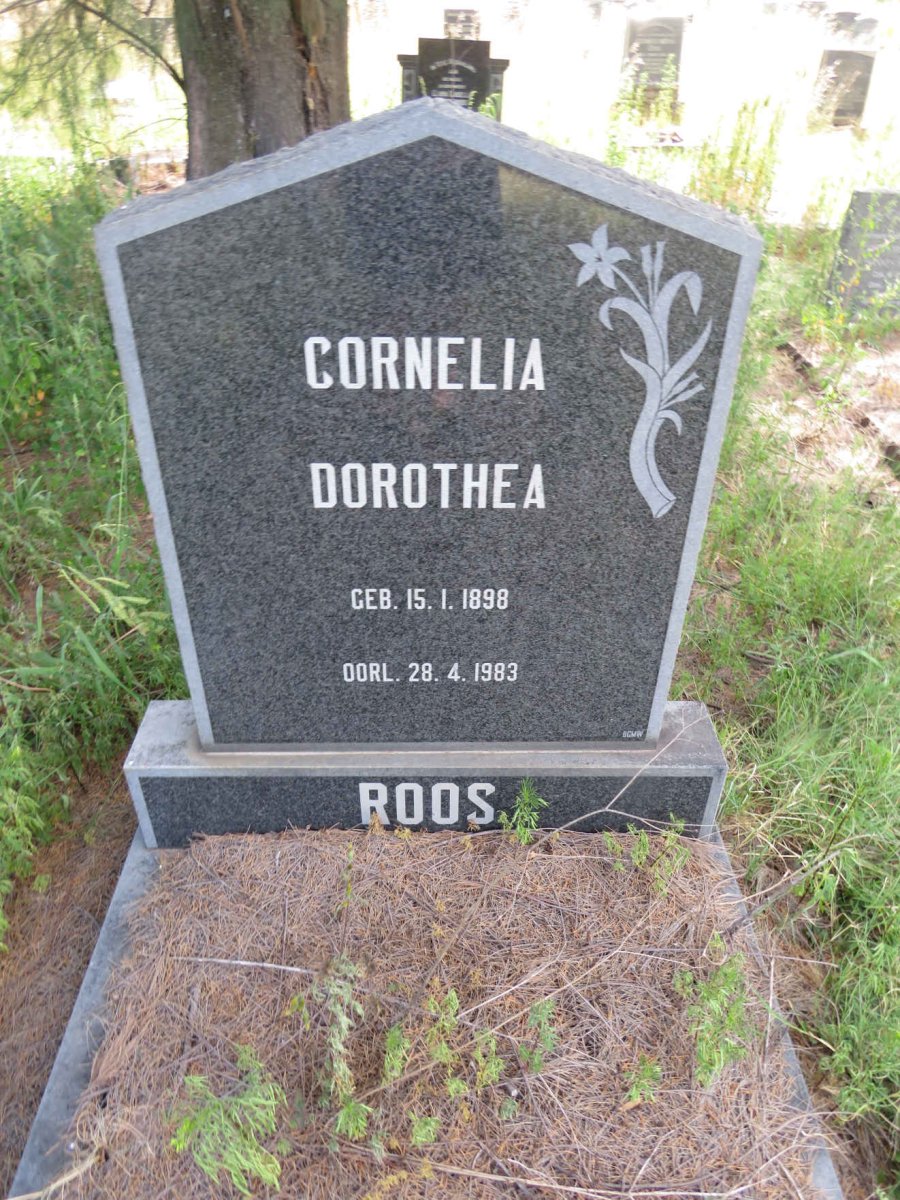 ROOS Cornelia Dorothea 1898-1983